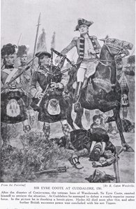 Sir Eyre Coote in Cuddalore, Illustration aus 