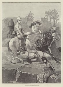 Anglo-Indisches Leben, der Morgenritt