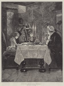 Großvaters Weihnachtsessen, Die Damen! von Richard Caton Woodville junior