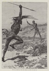 Nada die Lilie, von H. Rider Haggard von Richard Caton Woodville junior