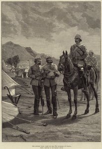 Der Afghanische Krieg, Lager der 10. Husaren in Dakka