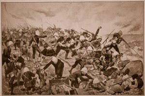 Die Schlacht am Majuba Hill von Richard Caton Woodville junior