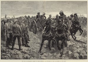 Der Krieg in Afghanistan, Batterie der Pferdeartillerie und Abteilung des 66. Regiments auf dem Marsch