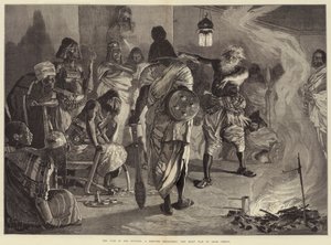 Der Krieg im Sudan, ein Derwisch predigt den Heiligen Krieg den arabischen Häuptlingen von Richard Caton Woodville junior