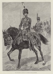 Der verstorbene Herzog von Clarence als Offizier der 10. Husaren von Richard Caton Woodville junior