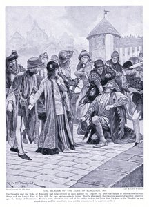 Der Mord an Herzog von Burgund, 1419 von Richard Caton Woodville junior