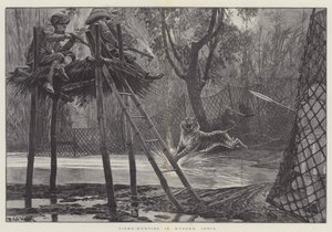 Tigerjagd in Mysore, Indien von Richard Caton Woodville junior