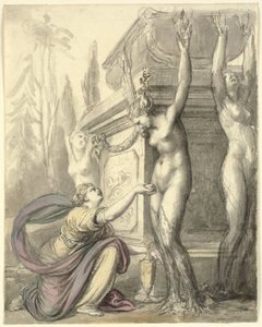 Die Heliaden am Grab von Phaeton (Ovid, Metamorphosen, II, 340-366) von Richard Cosway