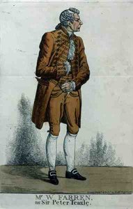 Mr. William Farren (1786-1861) als Sir Peter Teazle von Richard Dighton