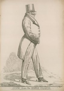 Sir Robert Bolton; Ein Blick von den Horse Guards von Richard Dighton