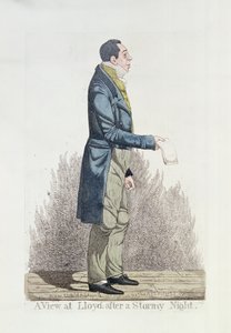 Ansicht bei Lloyds nach einer stürmischen Nacht, 1824