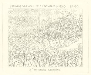 1849, Ein Promenadenkonzert von Richard Doyle