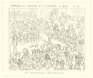 1849, Ein Hochzeitsfrühstück von Richard Doyle