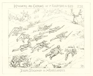1849, Hirschjagd in den Highlands von Richard Doyle