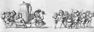 Kapellen spielen für Besucher der Großen Ausstellung, 1851