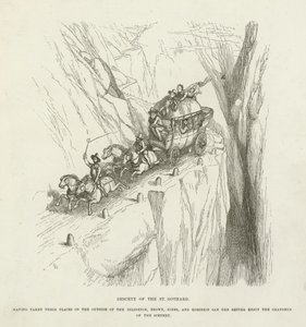 Abstieg des St. Gotthard von Richard Doyle