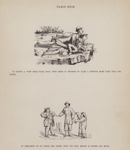Seite aus The American Tour of Messrs Brown, Jones and Robinson (Stich)