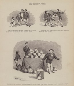 Seite aus Die amerikanische Tour von Messrs Brown, Jones und Robinson (Gravur) von Richard Doyle