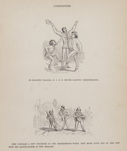Seite aus Die amerikanische Tour von Messrs Brown, Jones und Robinson von Richard Doyle