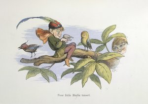 Armer kleiner Vogel gehänselt von Richard Doyle