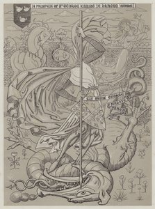 St. Georg tötet den Drachen