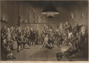 Die Königliche Akademie der Künste von Richard Earlom, after Johann Zoffany