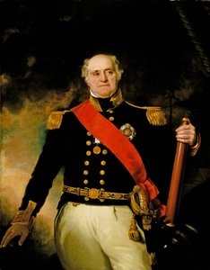 Sir Thomas Masterman Hardy, Vizeadmiral der Blauen (1769-1839) von Richard Evans