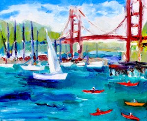 Golden Gate Bridge im Nebel, 2019