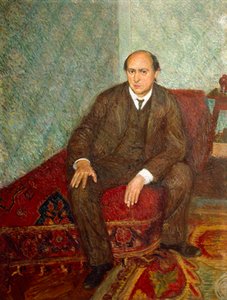 Österreich, Wien, Porträt des österreichischen Komponisten Arnold Schönberg (1874-1951) (Gemälde) von Richard Gerstl