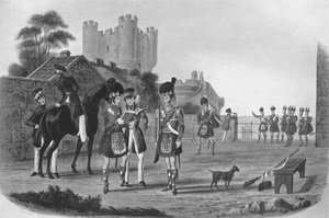 92. Highlander Ein berühmter Fremder in Sicht, 1839-1845 1909 von Richard Gibson Reeve