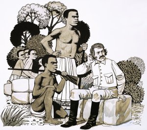 David Livingstone, der Entdecker der Victoriafälle