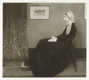 Arrangement in Grau und Schwarz Nr. 1: Porträt der Mutter des Künstlers von Richard Josey