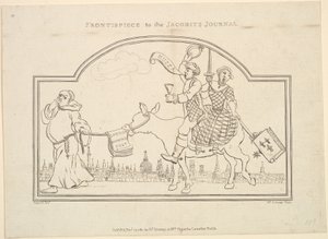 Frontispiz zu The Jacobites Journal, 27. November 1781 von Richard Livesay