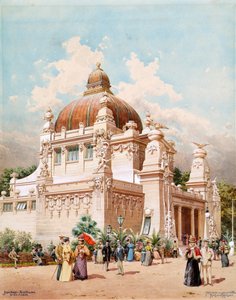 Wiener Jubiläumsausstellung 1898. Pavillon der Stadt Wien, 1898 von Richard Moser