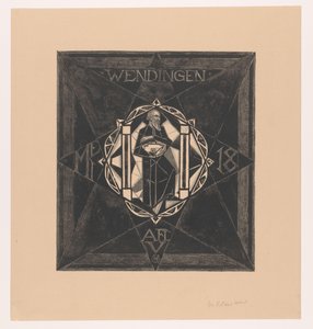 Umschlagentwurf für: Wendingen, 1918