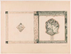 Umschlagentwurf für: Wendingen, Houtsnijdersnummer, 1919