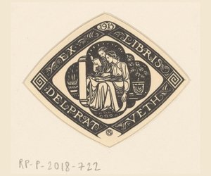 Ex libris von Delprat-Veth