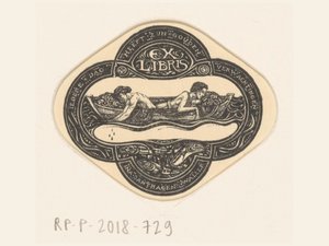 Ex Libris von Ina van Eibergen Santhagens-Waller