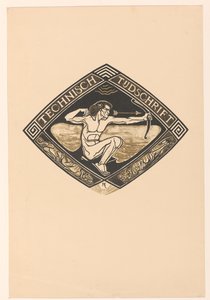 Umschlagentwurf für: Technisch Tijdschrift, 1914 von Richard Nicolaüs Roland Holst