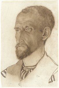 Porträt von Petrus Koninks, nach links von Richard Nicolaüs Roland Holst