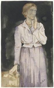 Stehende Frau