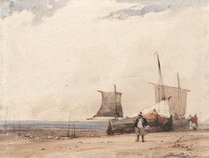 Strandszene von Richard Parkes Bonington