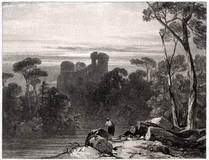 Bothwell Castle, 1826 von Richard Parkes Bonington