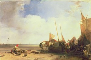 Küstenszene in der Picardie, ca. 1826 von Richard Parkes Bonington
