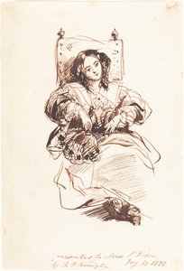 Skizze einer Frau
