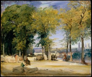Ansicht bei Rouen von Richard Parkes Bonington