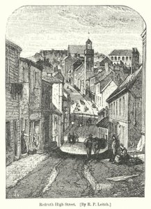 Redruth High Street von Richard Principal (after) Leitch