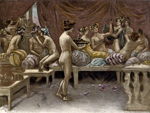 Illustration von Richard Ranft (1862 - 1931) für Lucien de Samosate (ca. 125 - 192): die Kurtisanen von Richard Ranft