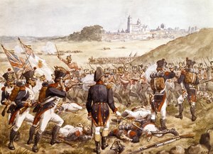 Die Schlacht von Salamanca, 22. Juli 1812, ca. 1900 von Richard Simkin