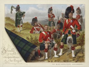The Black Watch, Royal Highlanders (Chromolithographie)